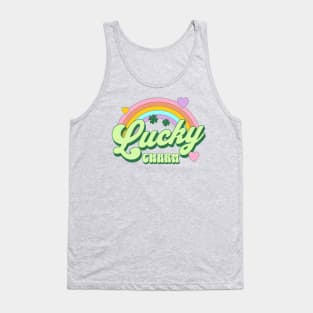 Lucky Charm St Patricks Day Kawaii Rainbow Tank Top